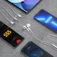 Dudao iekšausu austiņas ar USB Type‑C savienotāju, baltas (X14PROT)