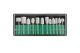 160 Pcs Nail Drill Bit Set (Diamond, Stone, Felt) for Manicure, Pedicure & Podiatry