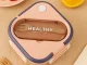 Lunch Box with Compartments and Cutlery, 1000ml, Pink
