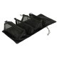 Foldable Travel Toiletry Bag 4-in-1, Black