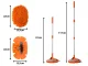 Car Wash Mop with Telescopic Handle and 2 Microfiber Pads, 81–117 cm