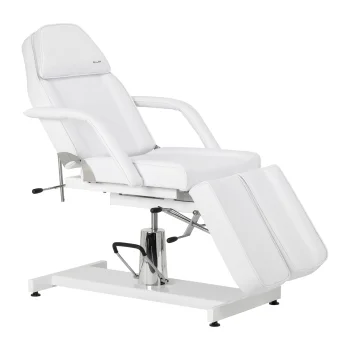 Sillon 210 Hydraulic Pedicure Chair with Split Footrest, White