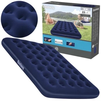 Bestway 67002 Double Airbed 191x137x22 cm, Navy Blue