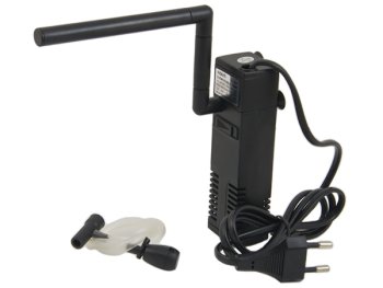 Внутренний фильтр для аквариума с аэрацией 200 л/ч, черный