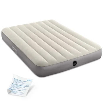 Intex 64102 Airbed 191x137x25 cm, Beige