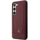 Mercedes Leather Urban Case for Samsung Galaxy S23+, Red