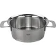 Fissler Phi Collection Casserole Pot with Glass Lid 20 cm, 2.3 L