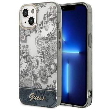Apple iPhone 14 Plus 6.7'' Guess Porcelain Collection Case Cover (GUHCP14MHGPLHG), Gray