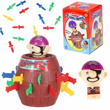 Dexterity Game Crazy Pirate in a Barrel 9x9x12.5 cm