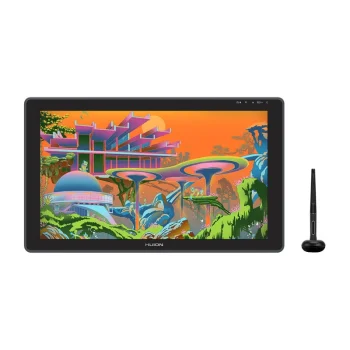 Huion Kamvas 22 Plus GS2202 Graphics Tablet, Dark Grey