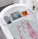 Adjustable Length Bath Bridge Shelf Tray Tub Rack Bathroom Caddy, White