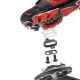 Rockbros M108 Double-Sided Bicycle Pedals - Black