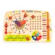 ECOTOYS Wooden Educational Calendar Clock Board for Kids