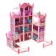 Kids Toy Dollhouse with Furniture DIY Constructor