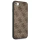 Guess 4G Metal Gold Logo Case for iPhone SE 2022 / 2020 / 7 / 8, Brown