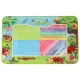 Large Water Drawing Mat with Pens Stamps and Stencils 120x90cm Meadow Theme