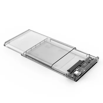 2.5" Drive Pocket HDD/SSD USB-C 5Gbps - transparent