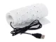 USB Silicone Keyboard, Silent, Waterproof, White