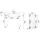 Massido Lina Folding Clothes Drying Rack, 22 m, White