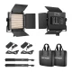 Neewer 660 Bi Color LED Studio Lighting Kit, 2x 40W 3200-5600K