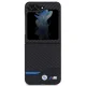 BMW Samsung Galaxy Z Flip 5 Case Leather Carbon, Black