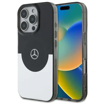 Mercedes iPhone 16 Pro Max Case Double Layer BiColor MagSafe, Silver