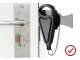 Portable Travel Door Lock, Black