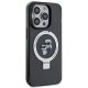 Karl Lagerfeld iPhone 15 Pro Case Ring Stand Karl & Choupette MagSafe, Black