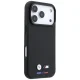 BMW M Quadrille Kevlar Tricolor & Metal Logo MagSafe Case for iPhone 17/18 Pro Max Black