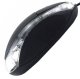 Mini Wired Optical Mouse AK190, Black/Transparent