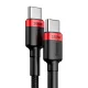 Baseus Cafule Cable USB Type C to USB Type C 100W 2m, Black / Red