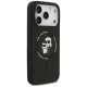 Karl Lagerfeld Silicone Karl&Choupette Ring MagSafe Case for iPhone 18 Pro Max / 17 Pro Max - Black