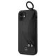 Mercedes iPhone 12 mini Case Strap Line, Black