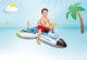 Inflatable Airplane Ride-On with Water Gun INTEX 57536, Blue