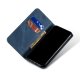Xiaomi Mi 10 Lite Retro Style Jeans Cloth Case Cover with Card Slots, Blue