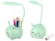 Kids LED Night Light with Organizer and Phone Stand, Green