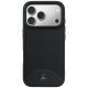Mercedes Leather Wood Effect Curve MagSafe Case for iPhone 17 Pro Black