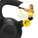 Cast Iron Kettlebell 4FIZJO 16 kg, Black