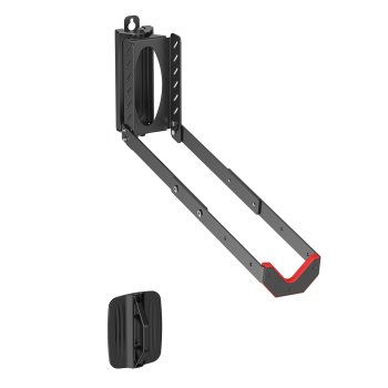 Maclean MC-498 Wall Mount Bike Hanger, up to 35kg, Black