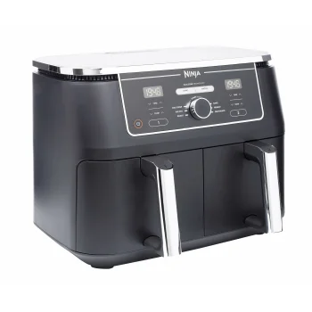 Ninja AF400EU Foodi MAX Dual Zone Air Fryer, 9.5 L, 2470W, Black / Silver