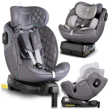Nukido Prestige Line Child Car Seat, 0-36 kg, Isofix, Grey