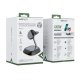 3in1 Acefast E16 15W inductive charging station phone / headphones / watch - black