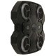 Wall-Mounted Boxing Training Target with Bluetooth, LED & USB, Black/Grey