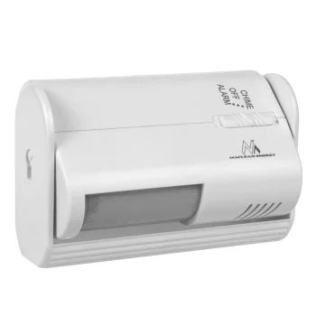 Maclean MCE311 W Wireless Entry Chime with PIR Motion Sensor, White