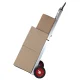 Folding aluminium hand truck with telescopic handle, 90 kg