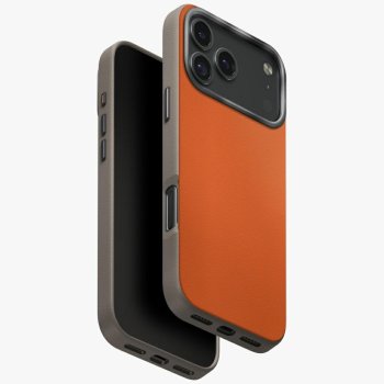 Uniq Lyden DS Case for iPhone 17 Pro Max, Orange/Gray