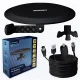 Berdsen BD-955 Active Indoor Outdoor TV Antenna DVB-T2 4K, Black