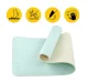 4Fizjo 245 TPE Anti-Slip Yoga and Fitness Mat, 1 cm, Mint/Grey
