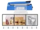 Impulse Hand Sealer for Plastic Bags and Film, 300mm, Blue