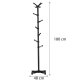 ModernHome Metal Standing Coat Rack, Hallway Coat Stand, Black